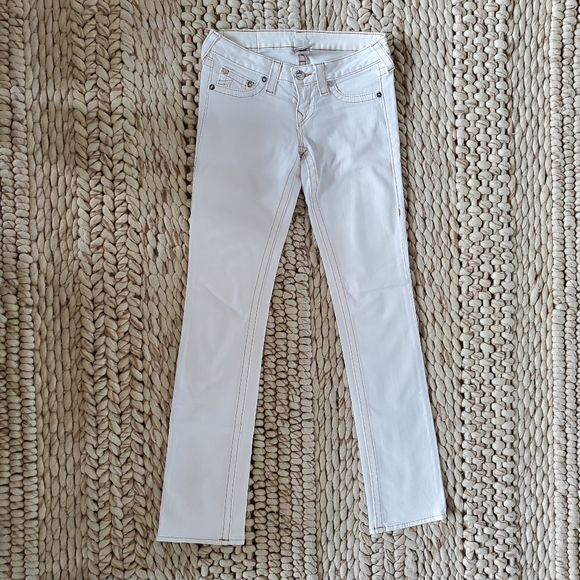 White True Religion Jeans Size 26 - Picture 2 of 8